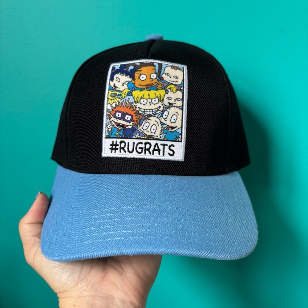 Rugrats Black and Blue Baseball Cap SnapBack Hat